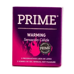 PRESERVATIVO WARMING PRIME x3