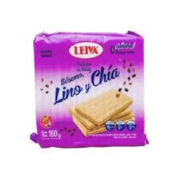 TOSTADA DE ARROZ LEIVA CHIA LINO SESAM x 160g