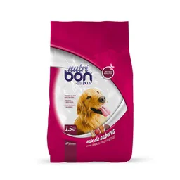 ALIMENTO PARA PERRO MIX SABORES NUTRIBON 1.5kg