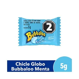 CHICLE BUBBALOO MENTA