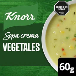 SOPA CREMA LIGHT VERDURAS KNORR x u