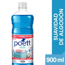 LIMPIADOR LIQUIDO SUAVIDAD ALGODON POETT x900ml