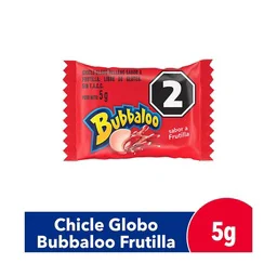 CHICLE BUBBALOO FRUTILLA