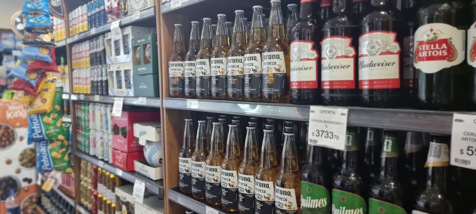 Cervezas importadas y nacionales