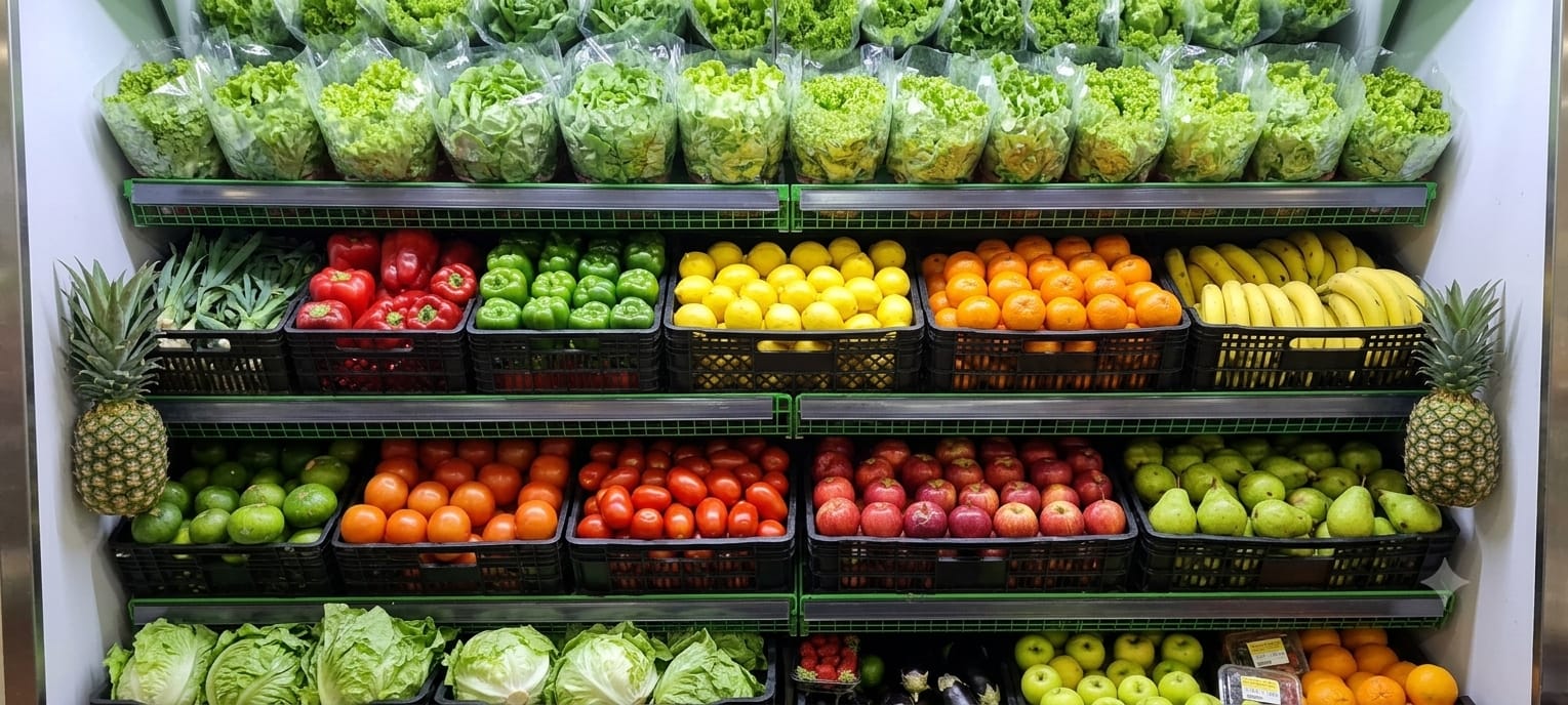 Frutas y verduras frescas