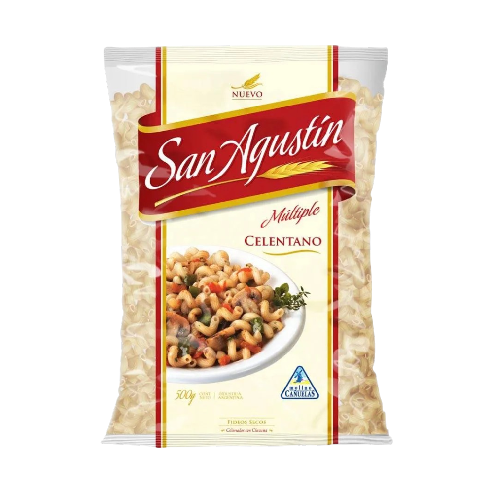 FIDEOS CELENTANO SAN AGUSTIN x500grs
