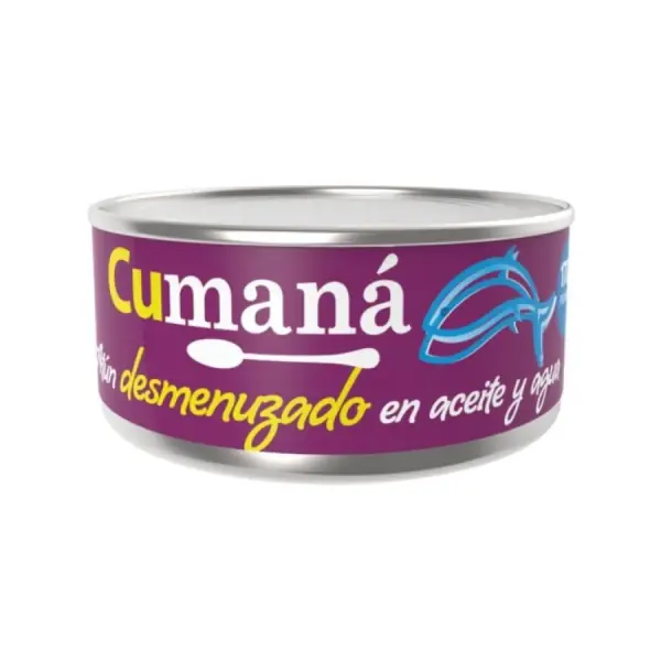 ATUN DESMENUZADO EN ACEITE CUMANA x 170g