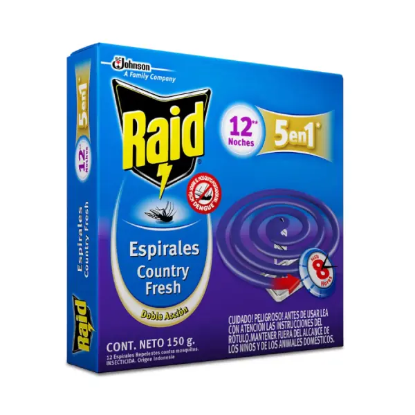 ESPIRALES FRESH RAID x 12u