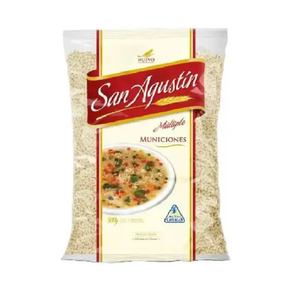 FIDEOS MUNICIONES SAN AGUSTIN x500grs