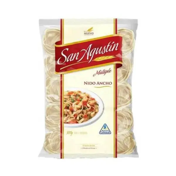 FIDEOS NIDO ANCHO SAN AGUSTIN x500grs