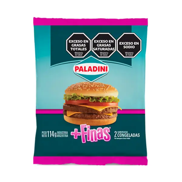 HAMBURGUESA FINITA PALADINI x 2un