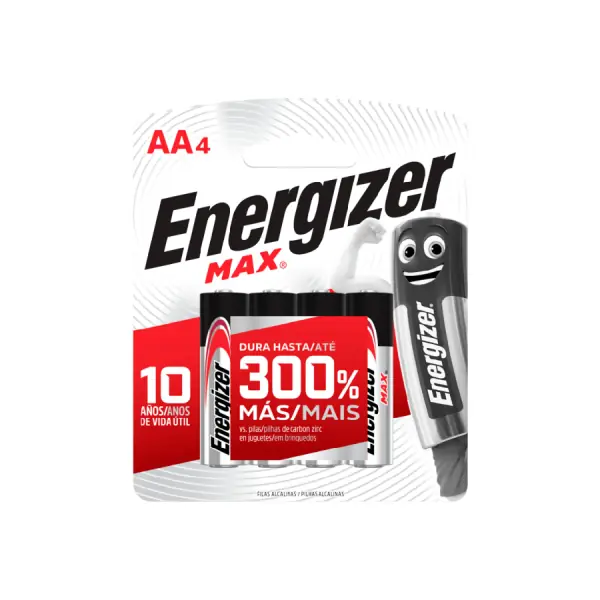 PILAS AA E91 ENERGIZER x 4 u
