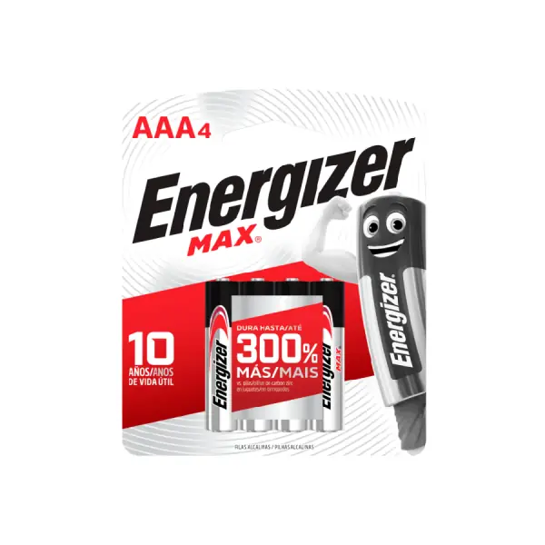 PILAS E92 AAA ENERGIZER x4