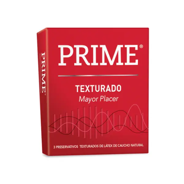 PRESERVATIVO TEXTURADO PRIME x3