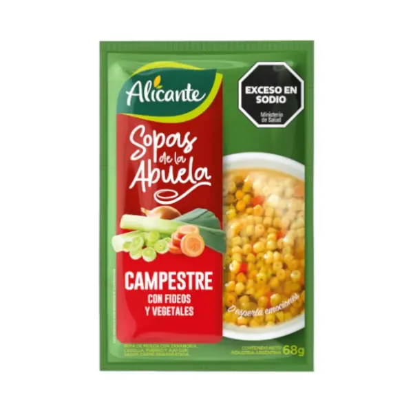 SOPA CAMPESTRE C/FIDEOS 69gr ALICANTE
