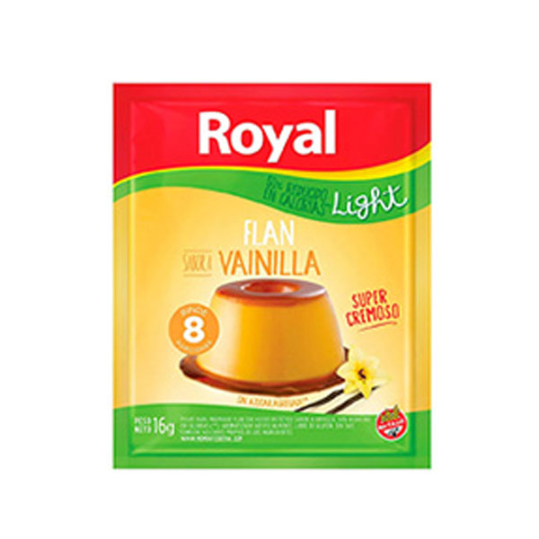 FLAN LIGHT VAINILLA ROYAL x 16g