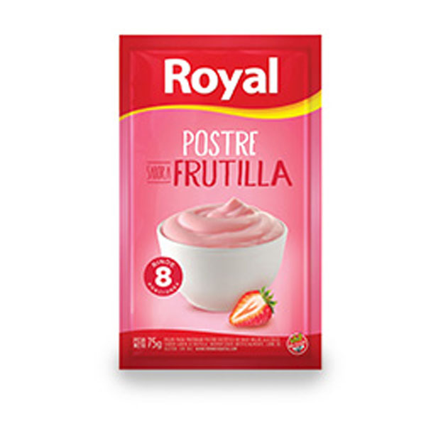 POSTRE FRUTILLA ROYAL x 75 g