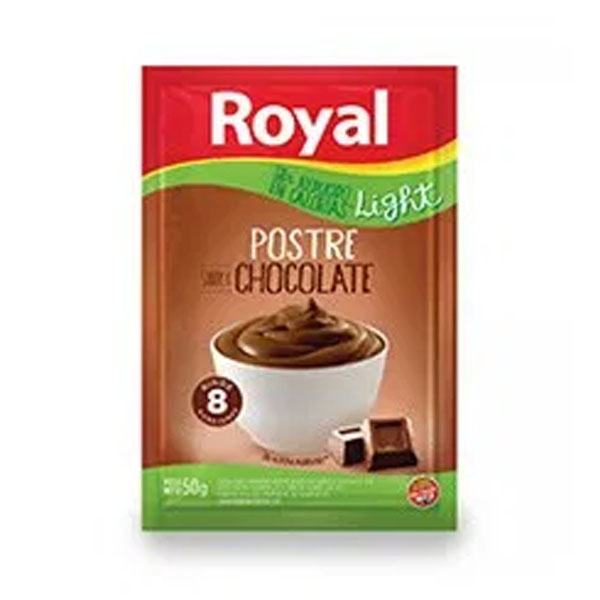 POSTRE LIGHT CHOCOLATE ROYAL x 50g