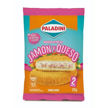MEDALLON POLLO JAM & QUES PALADINI x 2u