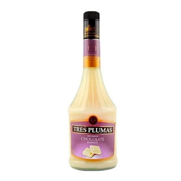 LICOR CHOCOLATE BLANCO TRES PLUMAS X 700
