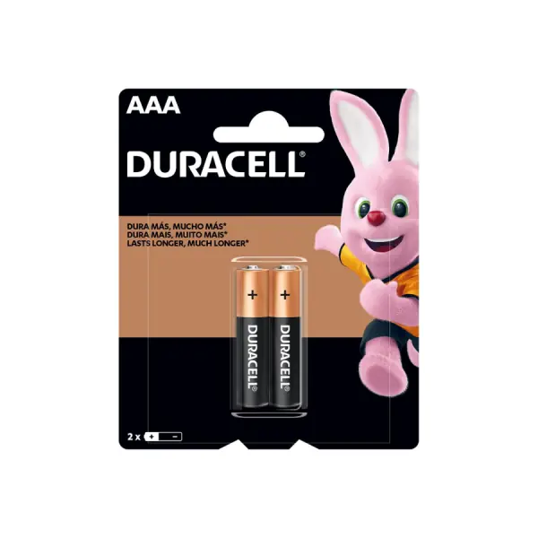 PILAS AAA DURACELL x2un