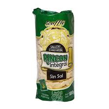 GALLETAS DE ARROZ C/ SAL RINCON INTEGRAL x 100 g
