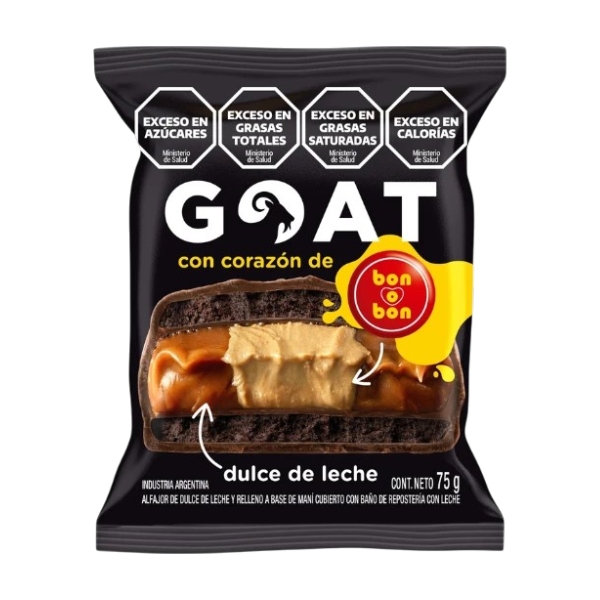 ALFAJOR GOAT NEGRO BON O BON 75gr