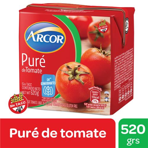 PURE DE TOMATE ARCOR x 520g