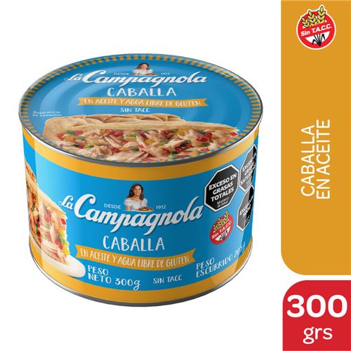 CABALLA EN ACEITE LA CAMPAGNOLA x300grs