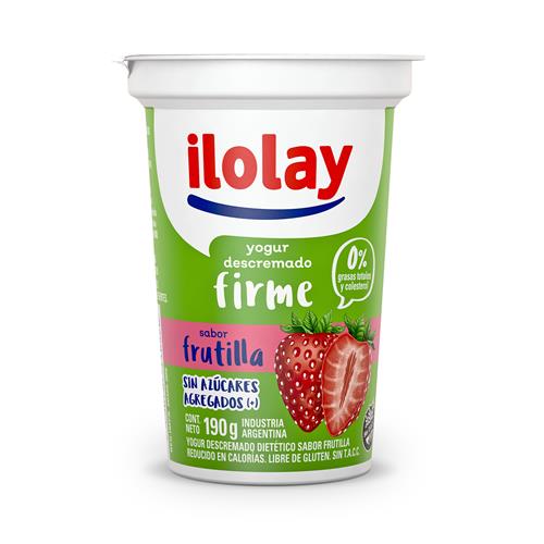 YOGUR DESC FRUTILLA ILOLAY x 190g