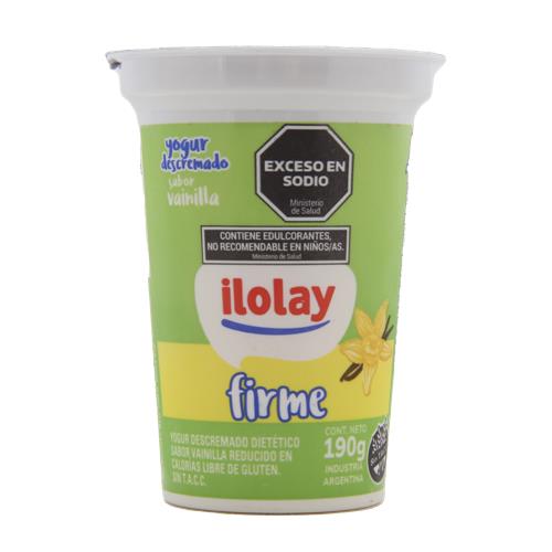 YOGUR DESC VAINILLA  ILOLAY X 190g