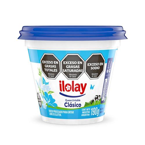 QUESO UNTABLE CLASICO ILOLAY x 190g