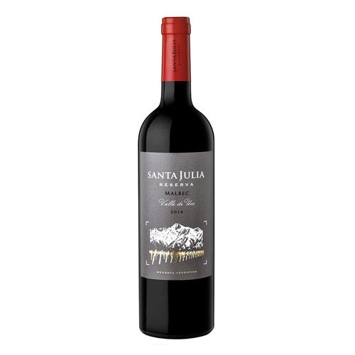 VINO MALBEC RESERVA SANTA JULIA x 750 ml