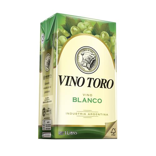VINO BLANCO TORO TETRA BRIK x 1L