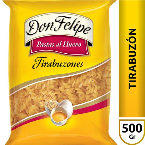 FIDEOS TIRABUZON DON FELIPE x 500 g