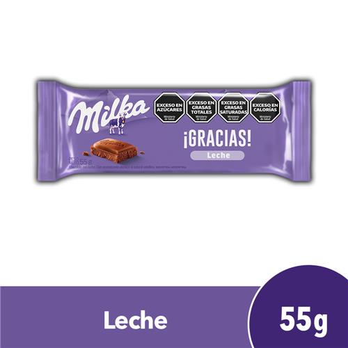 CHOCOLATE LECHE MILKA x 55g