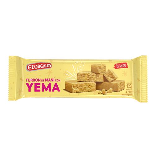 TURRON BLANDO CON YEMA PALMESANO x 100g