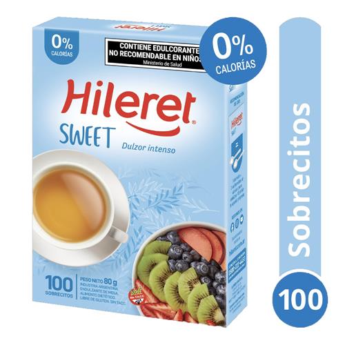 EDULCORANTE SWEET HILERET SOBR x 100u