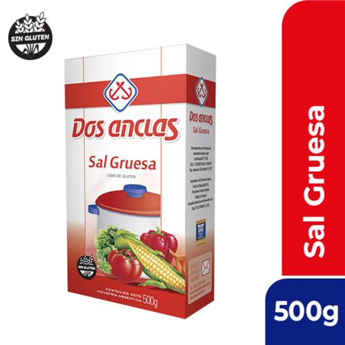 SAL GRUESA ESTUCHE DOS ANCLAS x 500g