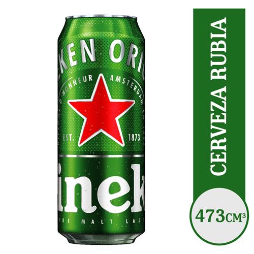 CERVEZA HEINEKEN LATA x 473 cm3