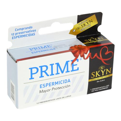 PRESERVATIVO ESPERMICIDA PRIME x3