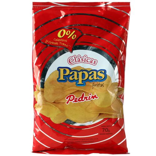 PAPAS FRITAS CLASICAS PEDRIN x 70g