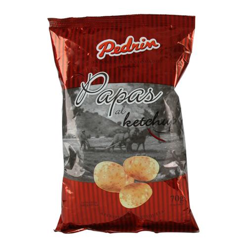 PAPAS AL KETCHUP PEDRIN x 70g