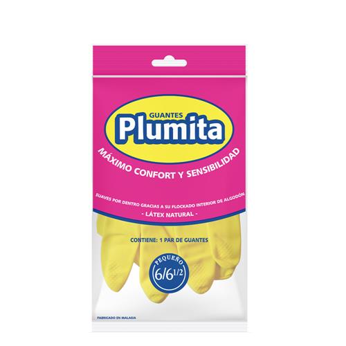 GUANTES PLUMITA CHICO x u