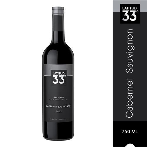 VINO CABERNET SAUVIGNON LATITUD 33 x 750ml