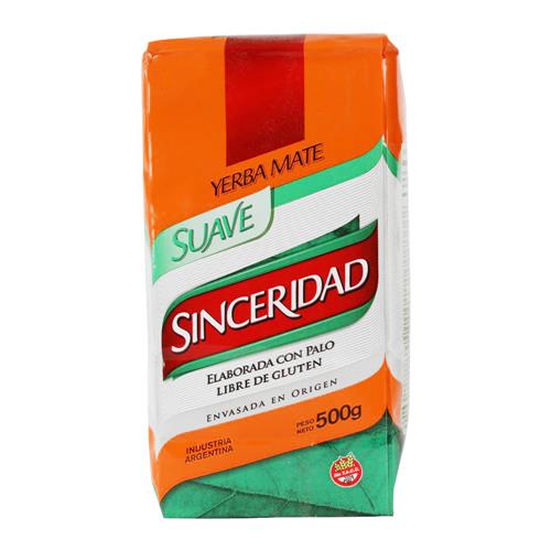YERBA MATE SUAVE SINCERIDAD x 500g