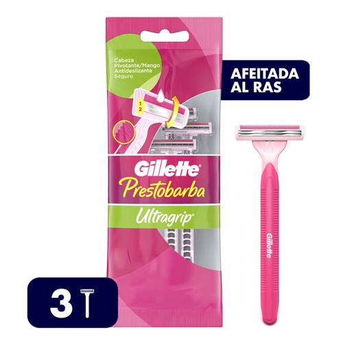 PRESTOBARBA ULTRAGRIP PLUS GILLETTE