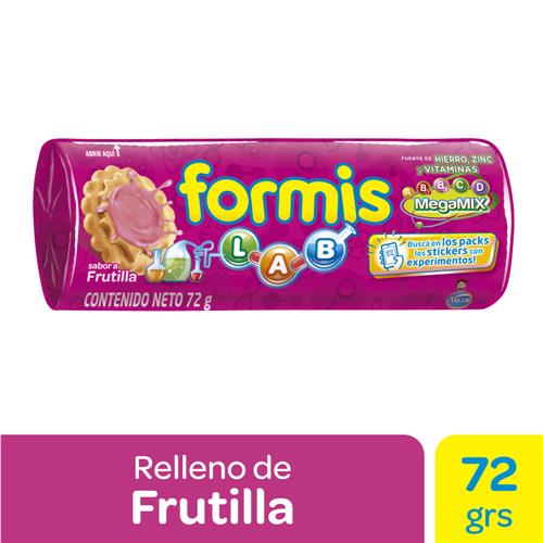 GALLETITAS FORMIS FRUTILLA  X72G
