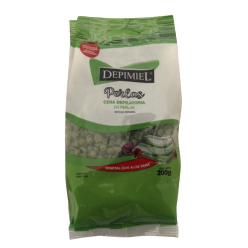 CERA DEPILATORIA EN PERLAS  ALOE VERA DEPIMIEL X400g