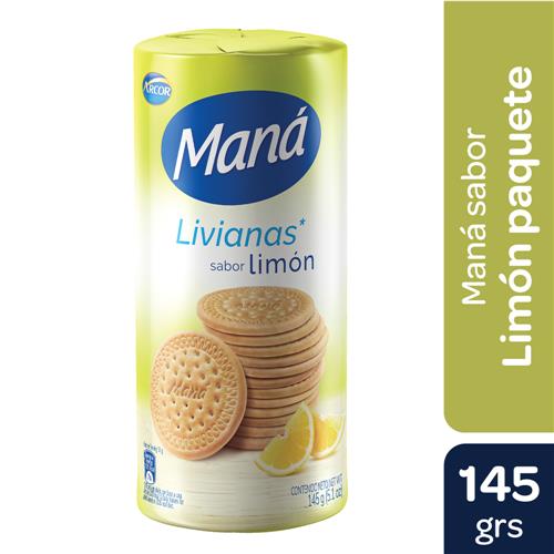GALLETITAS MANA LIMON x 145 g